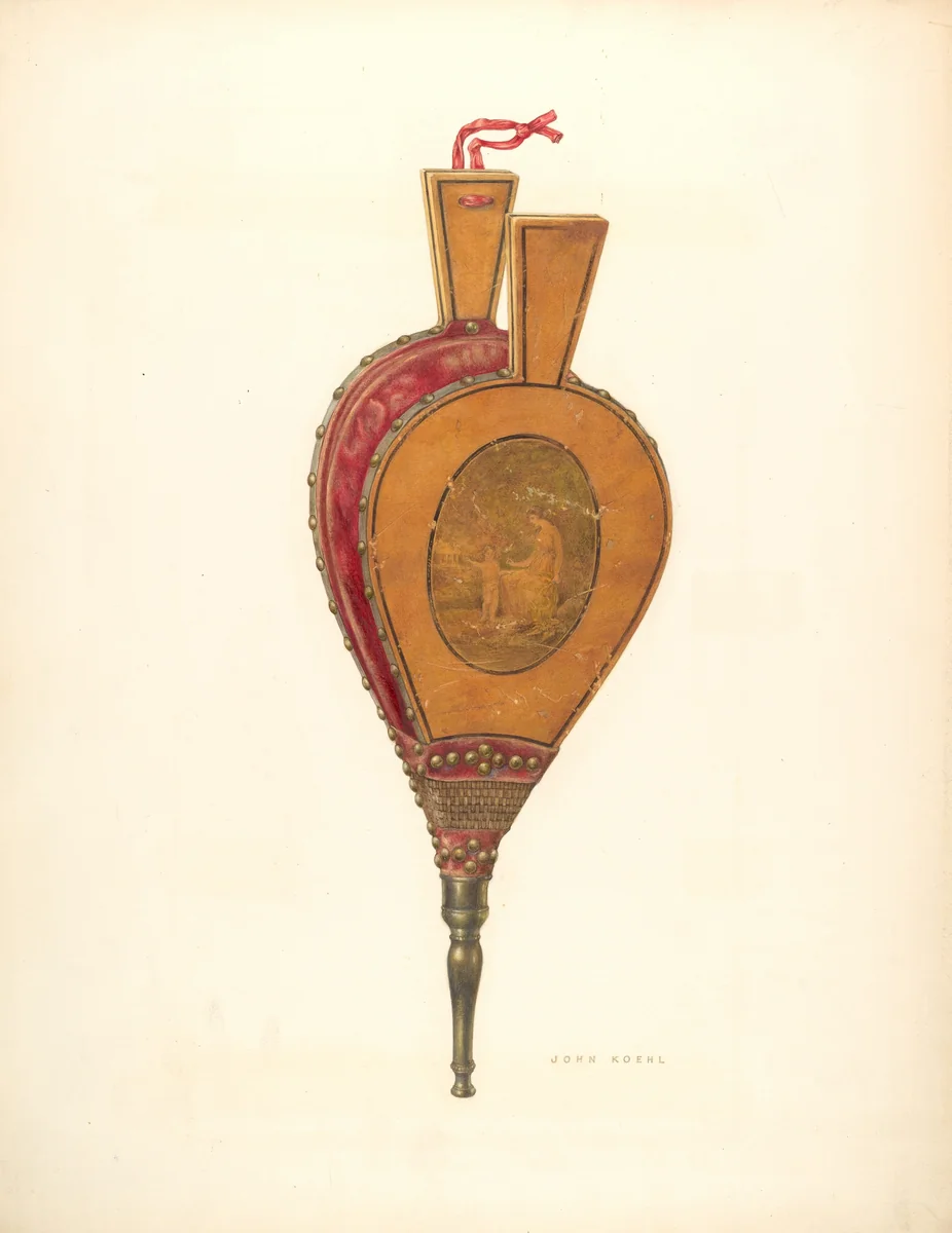 Painted Bellows by John Koehl, index of american design, 1940