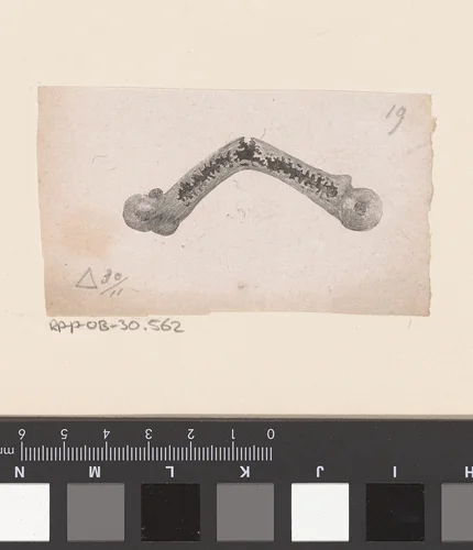 Menselijk bot met een afwijking by Isaac Weissenbruch, print, 1836-1912