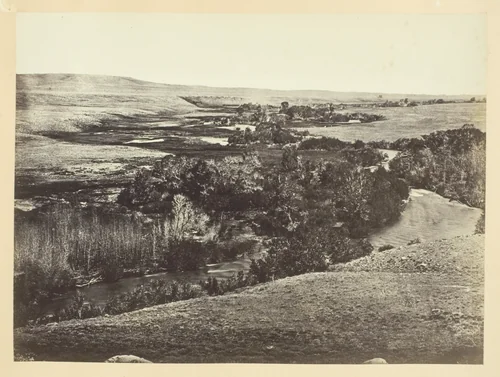Laramie Valley, From Sheephead Mountains by Andrew J. Russell, photograph, 1868-1869