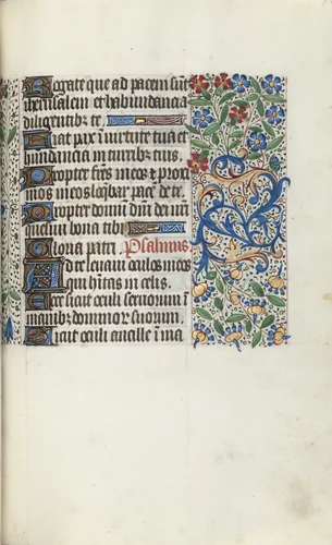 Book of Hours (Use of Rouen): fol. 70r by Master of the Geneva Latini, book, 1465-1475