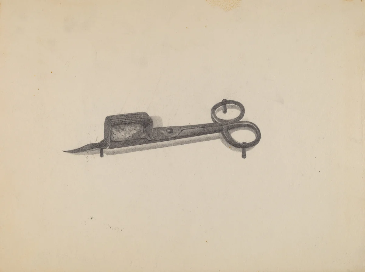 Snuffer by Anna Aloisi, index of american design, 1936