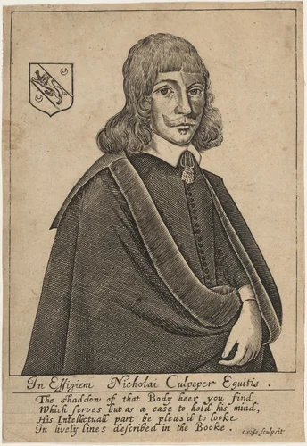 Nicholai Culpeper, Equitus by Thomas Cross, print, 1602-1704