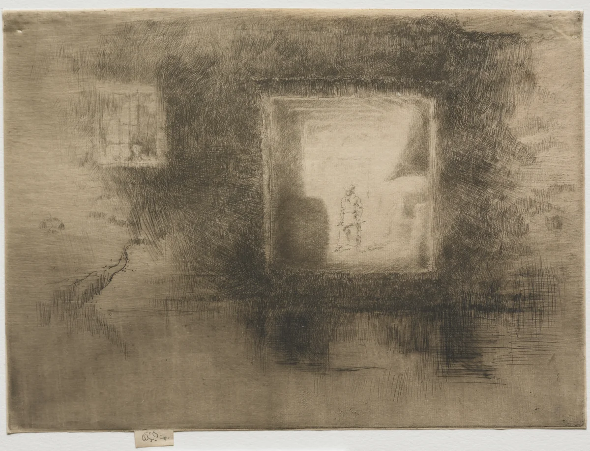 Nocturne Furnace by James McNeill Whistler, print, 1879-1880