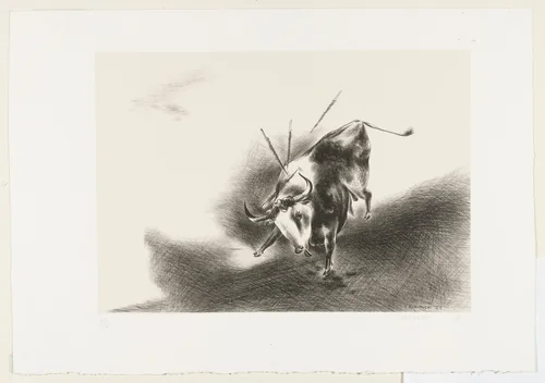 The Bull by Yasuo Kuniyoshi, print, 1928