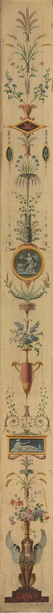 Decorative Panel by Pierre Rousseau, painting, 1790-1799
