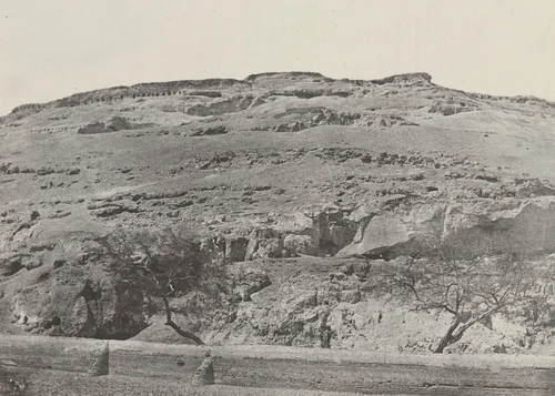 Nécropole de Lycopolis by Maxime Du Camp, photograph, 1849