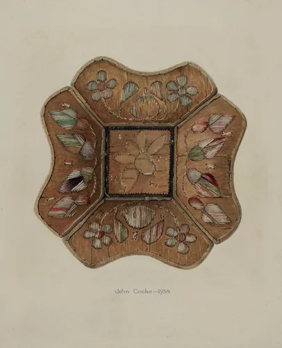 Pin Tray by John Cooke, index of american design, 1938