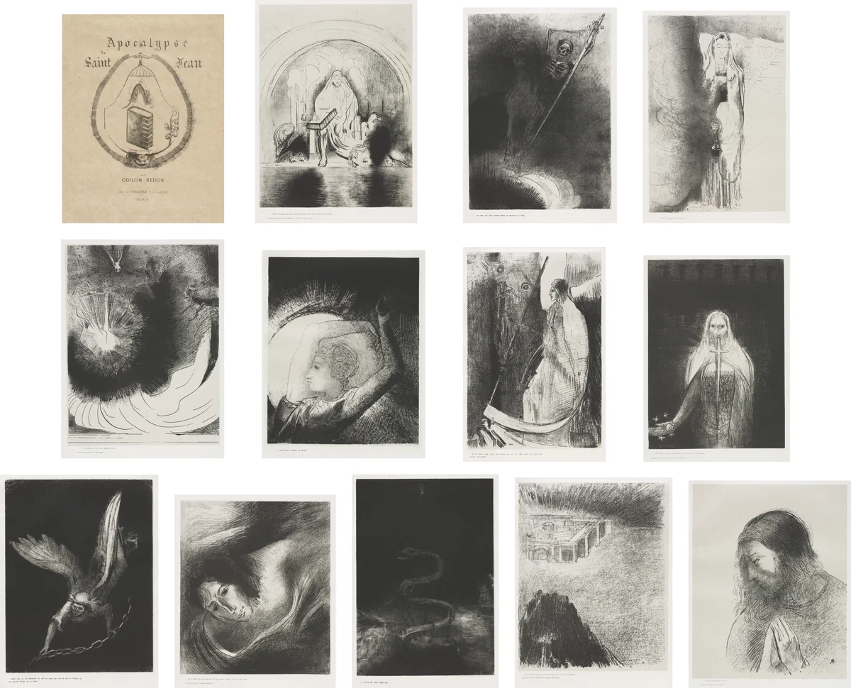 The Apocalypse of Saint John by Odilon Redon, print, 1899