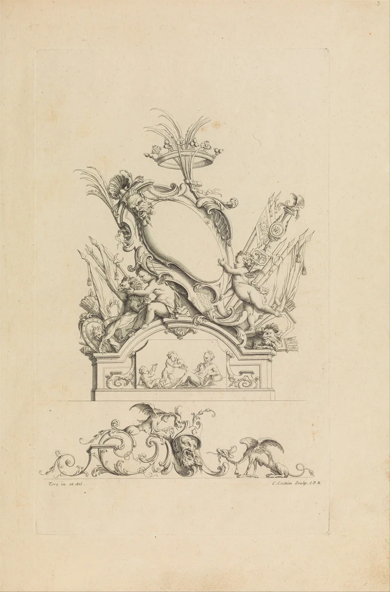 Cartouches Nouvellement Inventez par J.B. Toro by Jean Bernard Toro, book, 1716