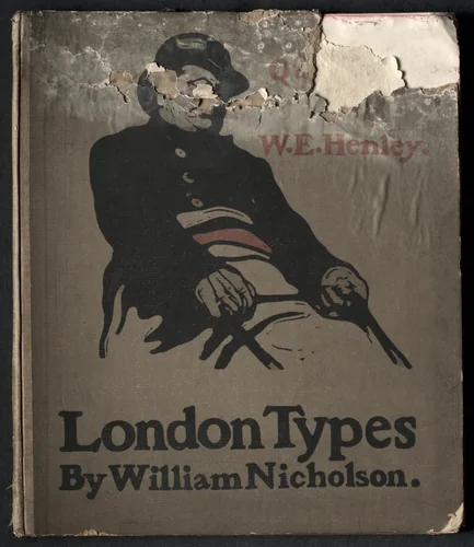 "London Types:" Cover by William Nicholson, book, 1898