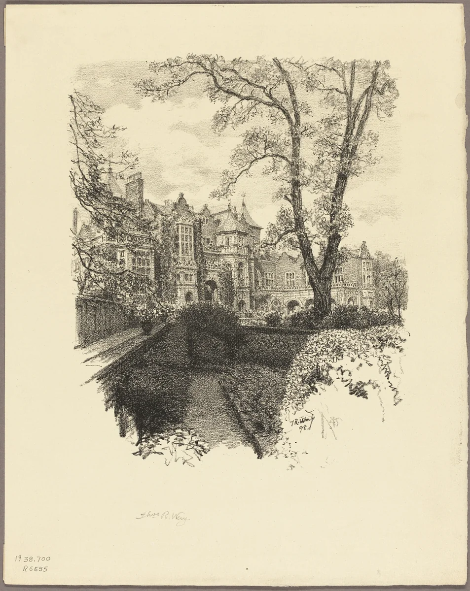 Holland House by Thomas Robert Way, print, 1898