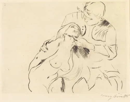 Versöhnung (The Reconciliation) by Lovis Corinth, print, 1914