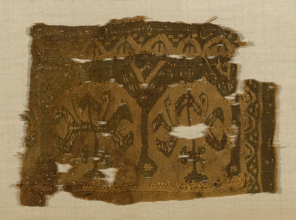 Panel by Coptic Egypt, textile, 401-600