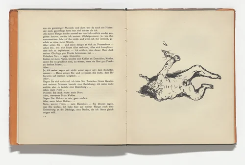 Plate (between pages 12 and 13) from Der Schlecht Gefesselte Prometheus (Prometheus Illbound) by Pierre Bonnard, illustrated book, 1919