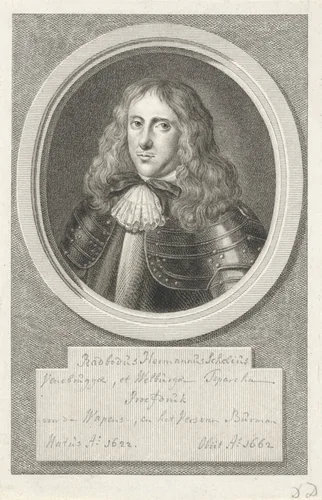 Portret van Radbodus Hermannus Schelius by Reinier Vinkeles, print, 1773