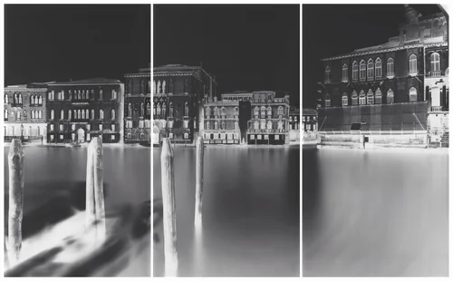 Ca' del Duca Sforza, Venice II: January 13-14, 2008 by Vera Lutter, photograph, 2008