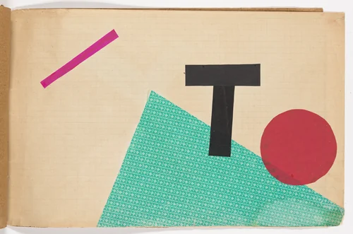 Untitled from 1918 by Aleksei Kruchenykh, illustrated book, 1917