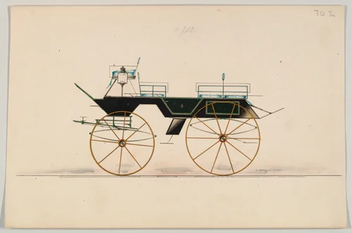 Drag #702 by Brewster & Co., drawing, 1850-1870