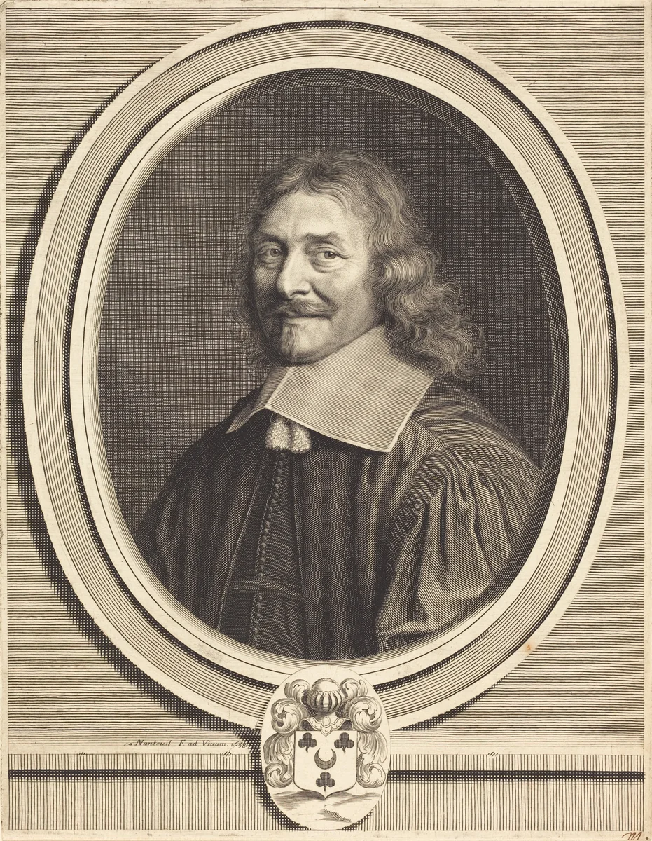 Simon Dreux d'Aubray by Robert Nanteuil, print, 1658