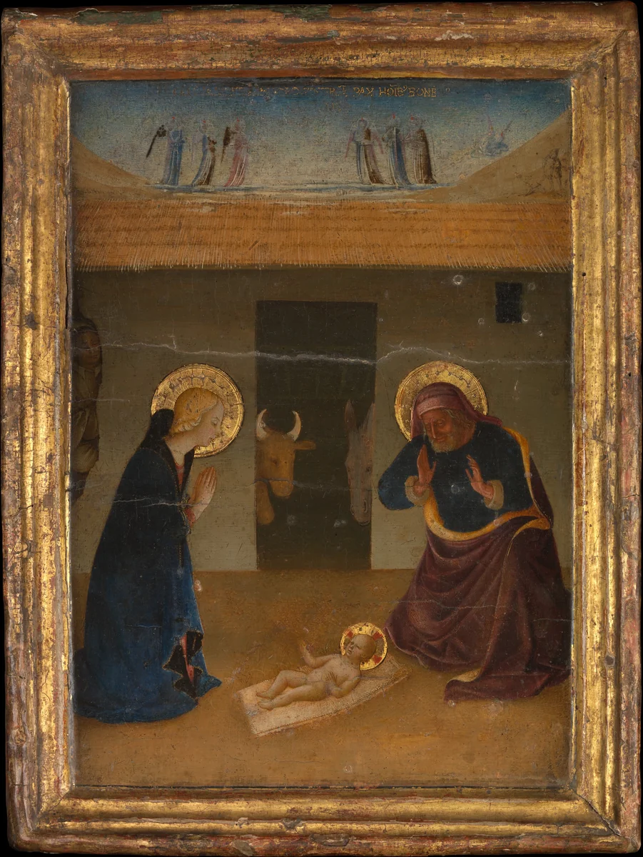 The Nativity by Zanobi Strozzi, painting, 1417-1455