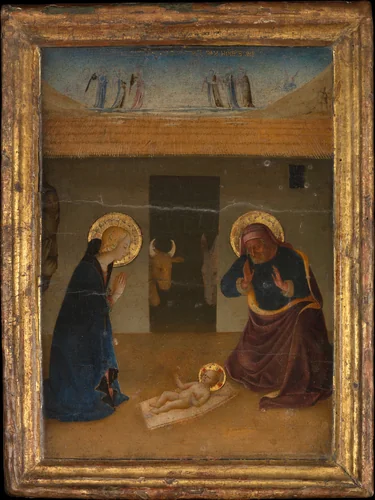The Nativity by Zanobi Strozzi, painting, 1417-1455