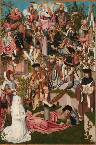 The Tree of Jesse by Unknown, painting, 1500