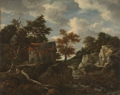 Untitled by Jacob Isaacksz van Ruisdael, painting, 1650-1682