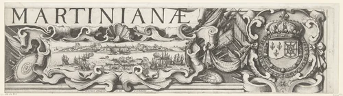 Beleg van Saint Martin op het Île de Ré, juli-november 1627 (randwerk, deel rechtsboven) by Jacques Callot, print, 1629-1631