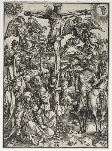 The Large Passion: The Crucifixion by Albrecht Dürer, print, 1492-1505