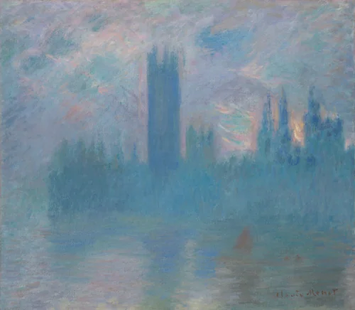 Houses of Parliament, London by Claude Monet, painting, 1900-1901