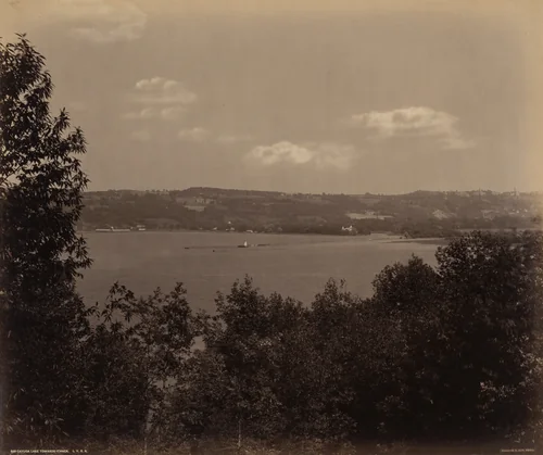 Cayuga Lake Toward Ithaca by William H. Rau, photograph, 1890-1900
