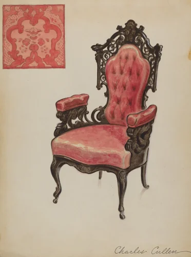 Armchair by Charles Cullen, index of american design, 1936