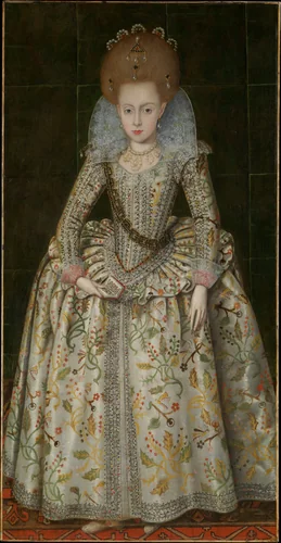 Princess Elizabeth (1596–1662), Later Queen of Bohemia by Robert Peake, painting, 1601-1611