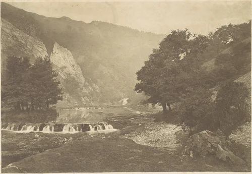 Entrance to Dove Dale, Derbyshire by George Bankart, photograph, 1880-1889