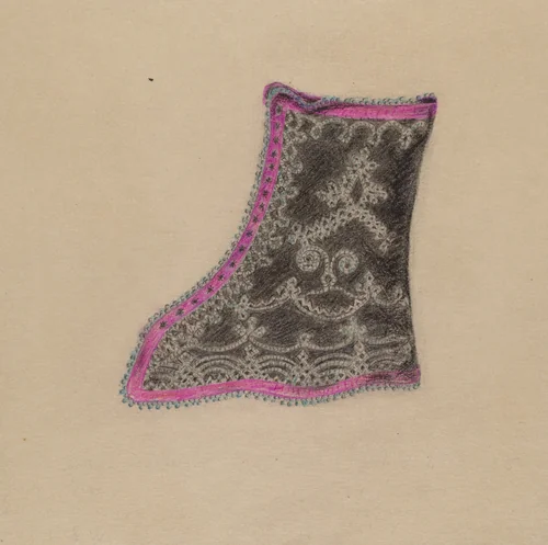 Woman's Gaters by Mary Berner, index of american design, 1935-1942