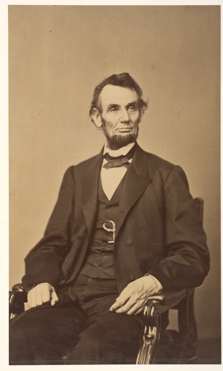 Abraham Lincoln by Anthony Berger, photograph, 1864