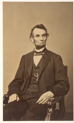 Abraham Lincoln by Anthony Berger, photograph, 1864