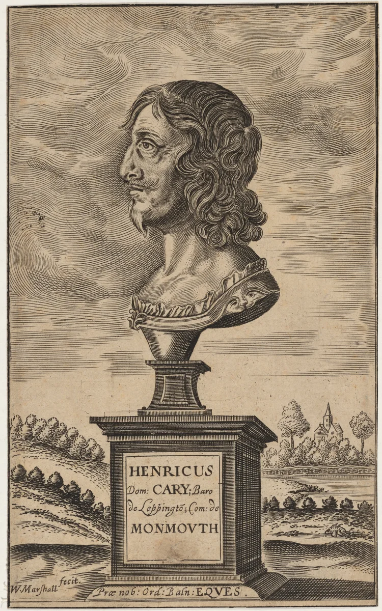 Henry Cary, Earl of Monmouth by William Marshall, print, 1569-1677