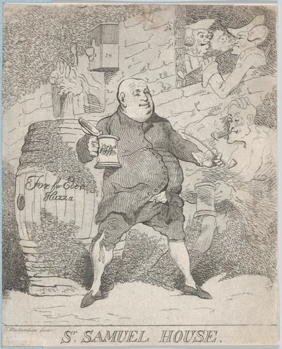 Sr. Samuel House by Thomas Rowlandson, print, 1780-1791