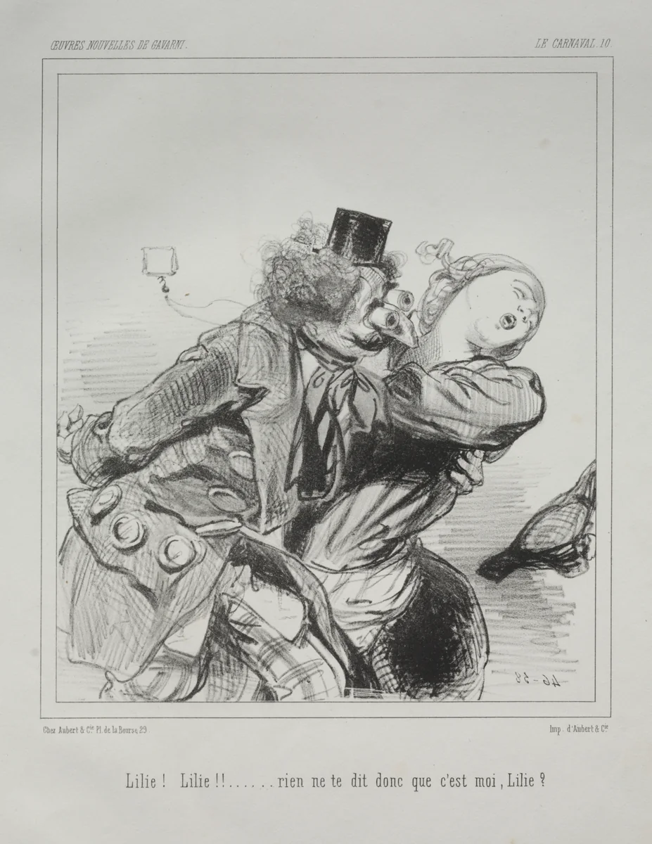 Carnaval by Paul Gavarni, print, 1824-1847