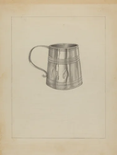 Silver Mug by Richard Schoene, index of american design, 1936