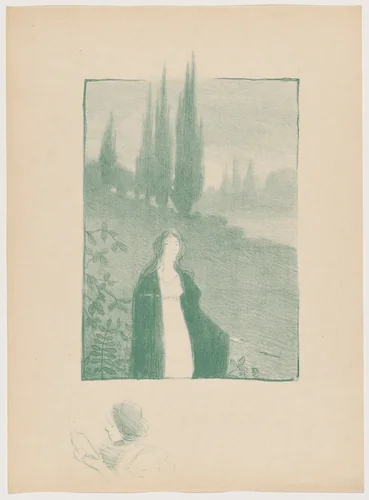Invocation mémoriale by Maurice Dumont, print, 1895