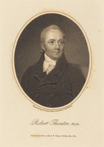 Robert Thornton, M.D. by Samuel Freeman; William John Newton, print, 1809