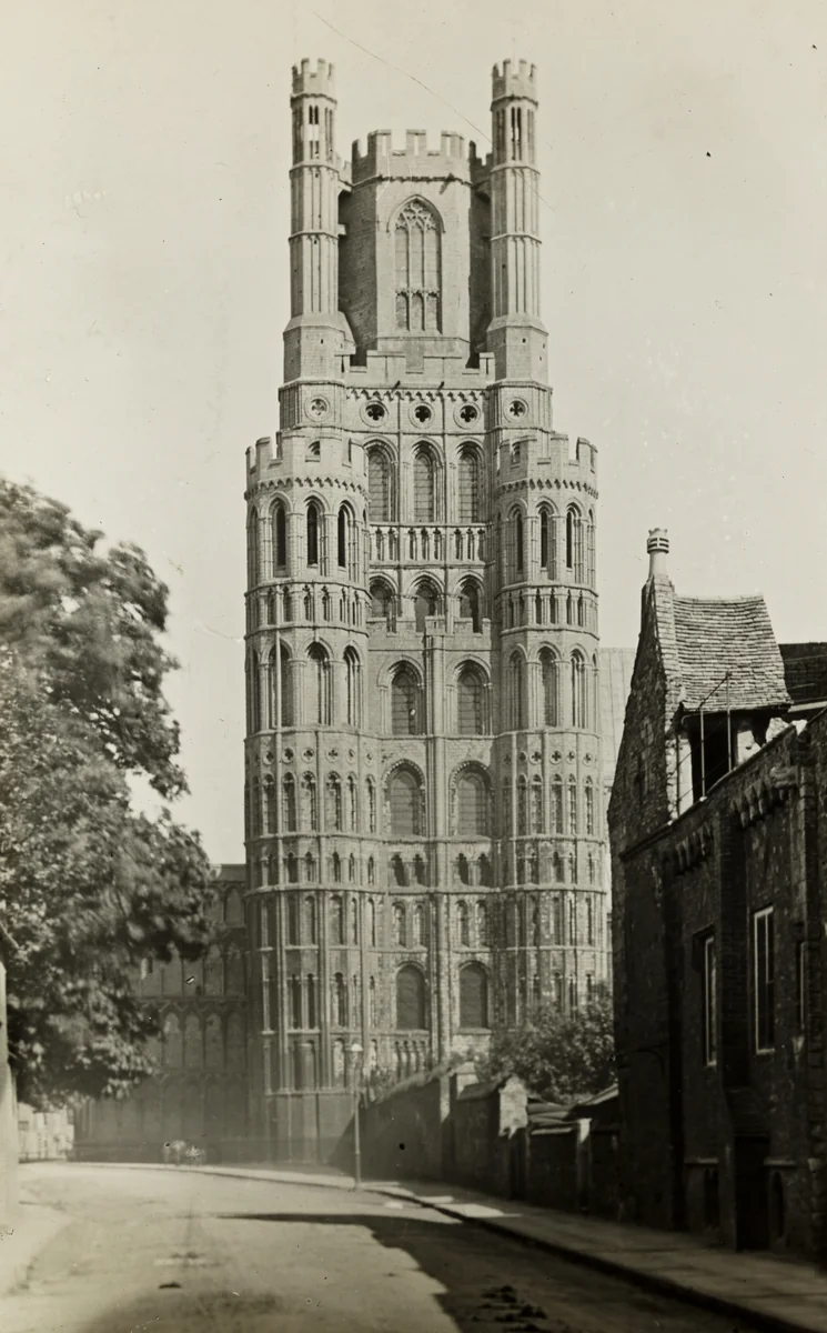 Ely Cathedral: West Tower from the Gallery by Frederick Evans, photograph, 1886-1896