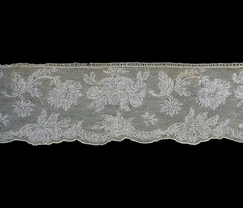 Border by France Valenciennes, textile, 1760-1769