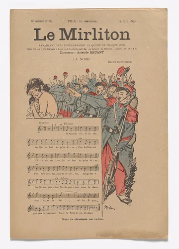 Le Mirliton, no. 83 by Théophile-Alexandre Steinlen, periodical, 1892