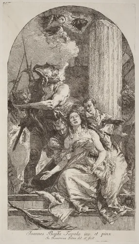 Martyrdom of Saint Agatha by Giovanni Domenico Tiepolo
Giovanni Battista Tiepolo, print, 1727-1804