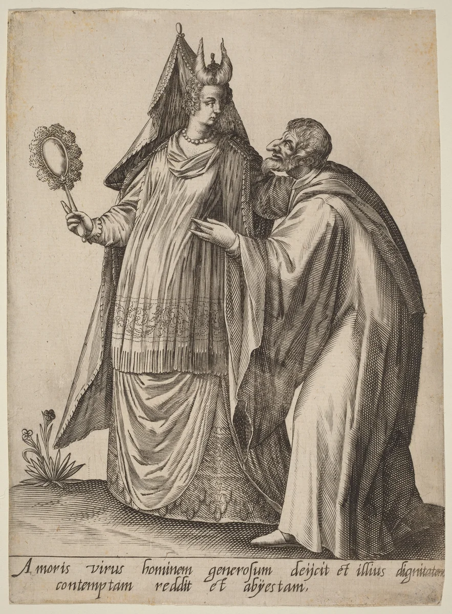 Amoris virus hominem... by Robert Boissard; Jean-Jacques Boissard, print, 1597