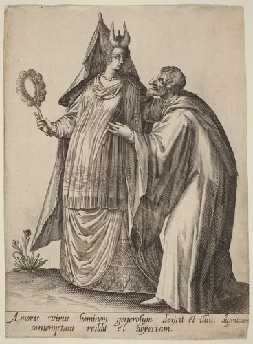 Amoris virus hominem... by Robert Boissard; Jean-Jacques Boissard, print, 1597