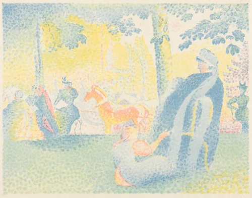 In the Park by Henri-Edmond Cross, print, 1856-1910